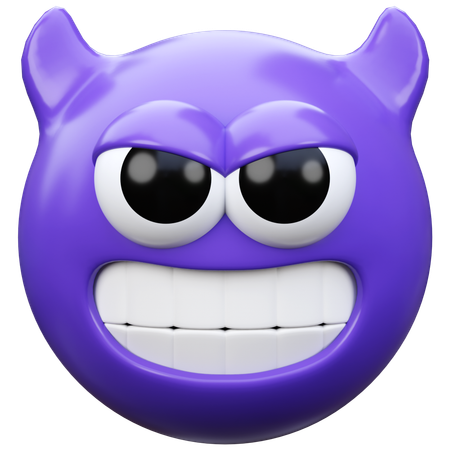 Devil Emoji  3D Icon