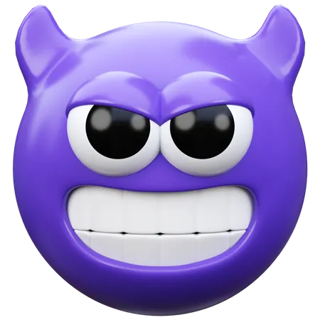 Devil Emoji  3D Icon