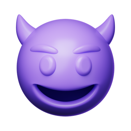 Devil Emoji  3D Icon