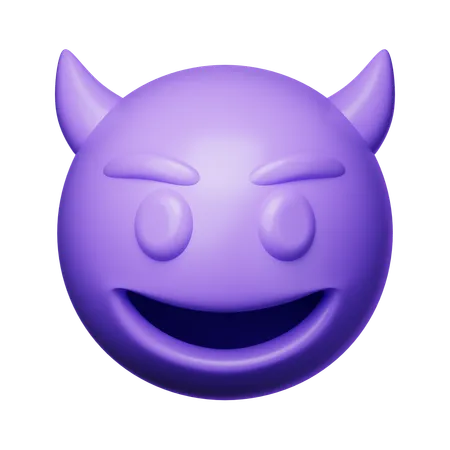 Devil Emoji  3D Icon