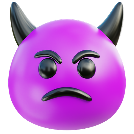 Devil Emoji  3D Icon