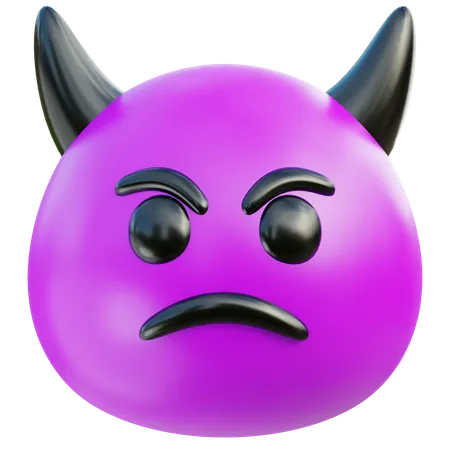 Devil Emoji  3D Icon