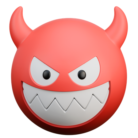 Devil Emoji  3D Icon