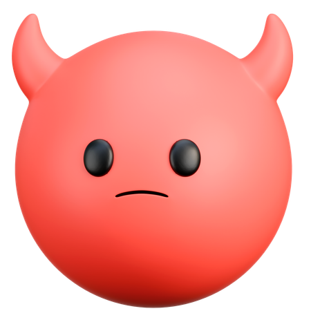 Devil Emoji  3D Icon