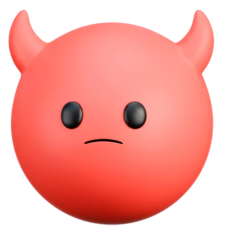 Devil Emoji  3D Icon