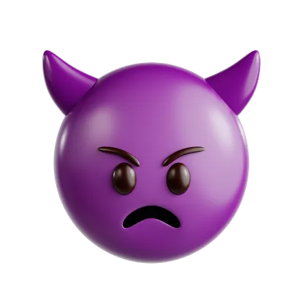 Devil Emoji  3D Icon