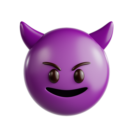 Devil Emoji  3D Icon