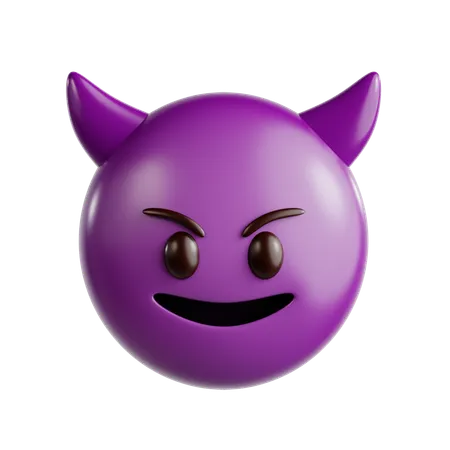 Devil Emoji  3D Icon