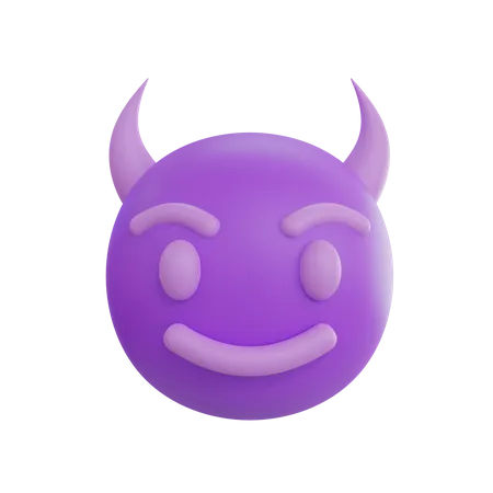 Devil Emoji  3D Icon