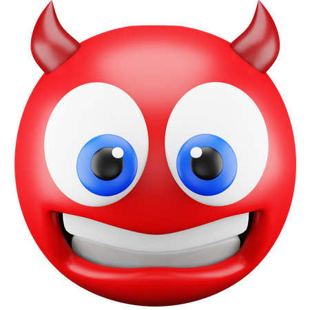 Devil Emoji  3D Icon