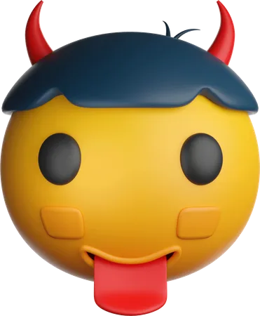 Devil Emoji  3D Icon