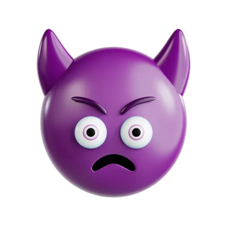 Devil Emoji  3D Icon