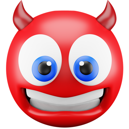 Devil Emoji 3D Icon