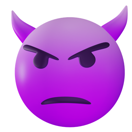Devil Emoji 3D Icon