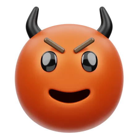 Devil Face  3D Emoji