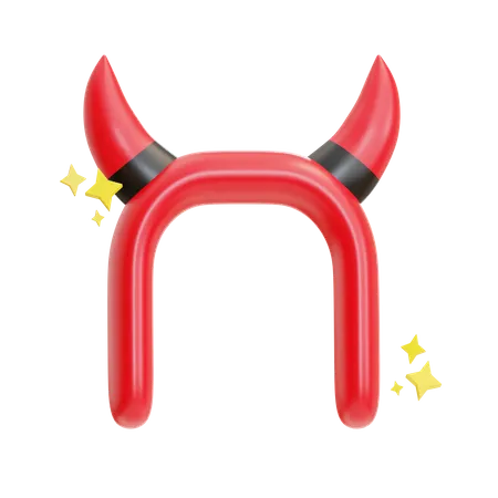 Devil Head Band  3D Icon