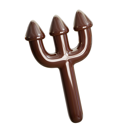 Devil Trident  3D Icon