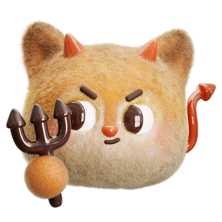 Devilish Squirrel  3D Icon