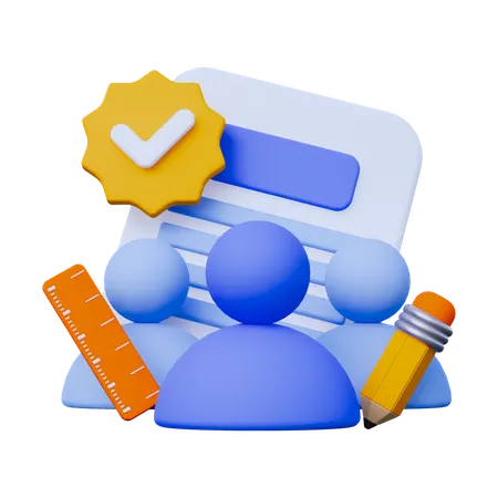 Travaux de groupe  3D Icon