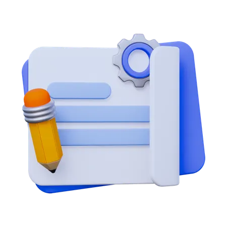 Note de devoirs  3D Icon
