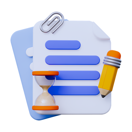 Progression des devoirs  3D Icon