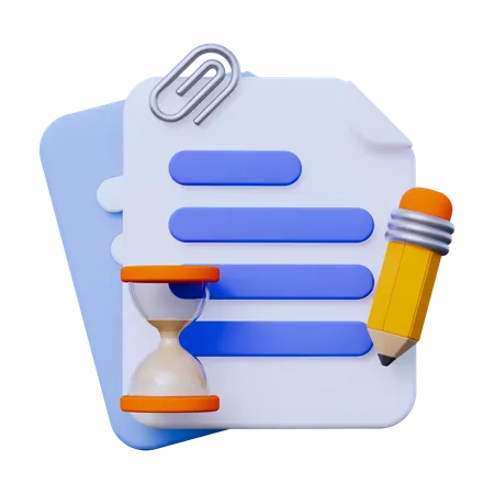 Progression des devoirs  3D Icon