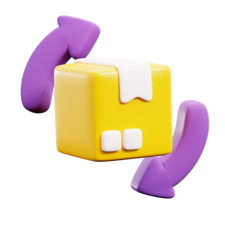 Devolução  3D Icon