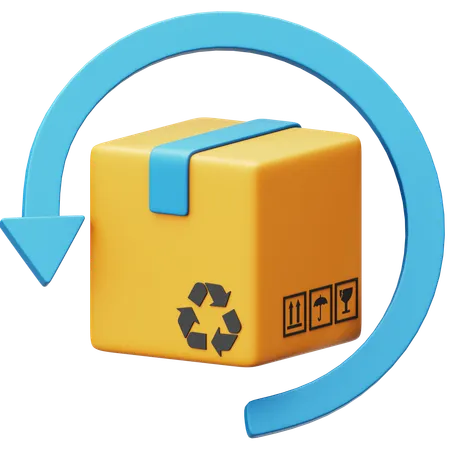 Devolução  3D Icon