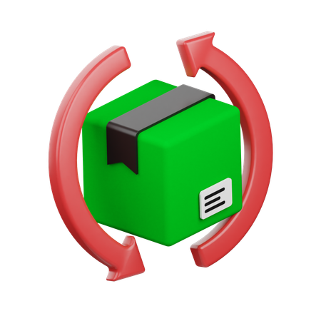 Devolução  3D Icon