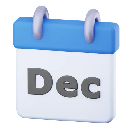 Dezember  3D Icon