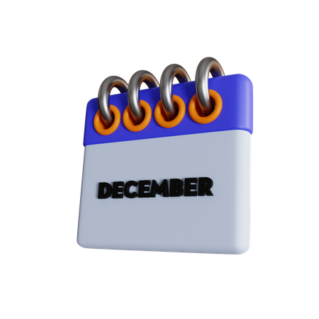 Dezember  3D Icon