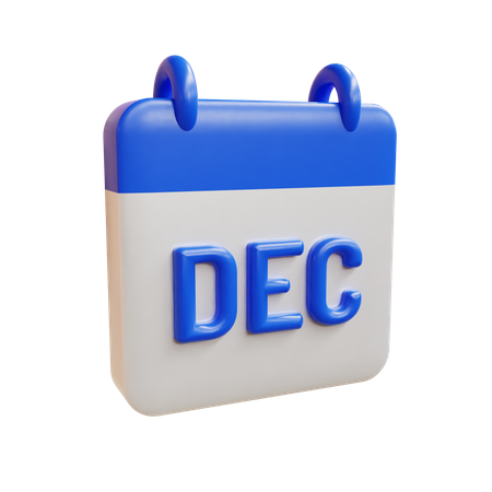 Dezember  3D Icon