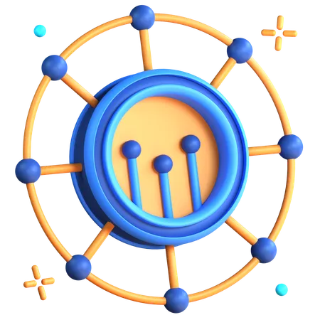 Dezentrale Finanzen  3D Icon