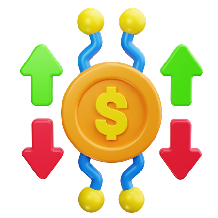 Dezentrale Finanzen  3D Icon