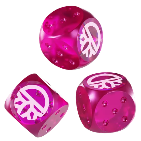 Dfi Glass Dice Crypto  3D Icon