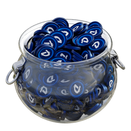 Pot en verre transparent dgb  3D Icon