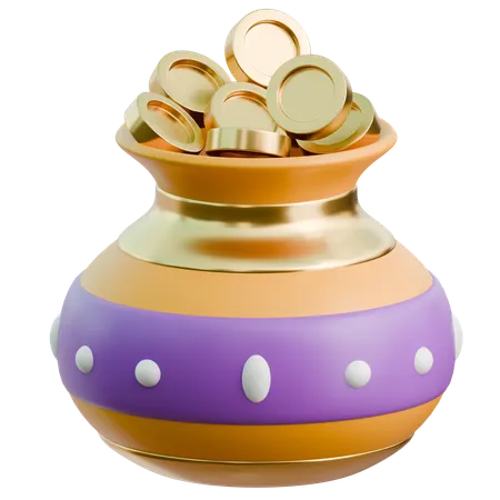 Dhanteras  3D Icon