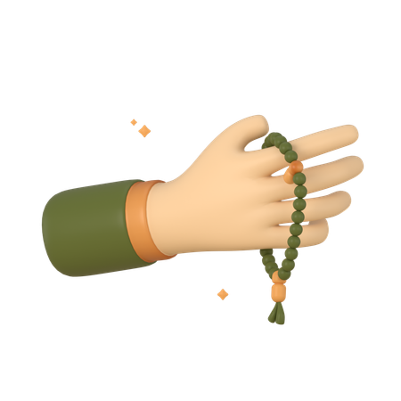 Dhikr betet  3D Icon