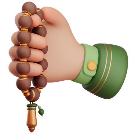 Dhikr Praying  3D Icon