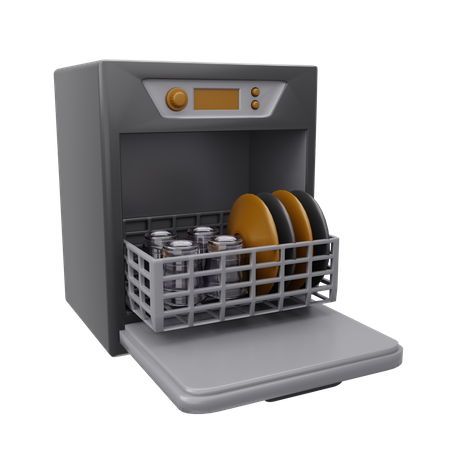 Geschirrspülmaschine  3D Icon