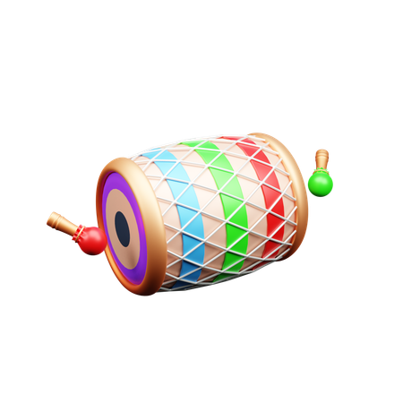 Dhol  3D Icon