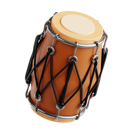 Dhol Drum  3D Icon