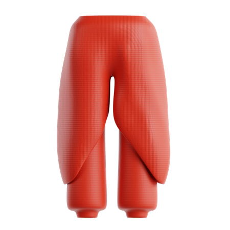 Dhoti Pants  3D Icon