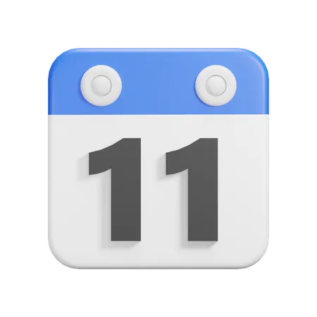 Dia 11  3D Icon