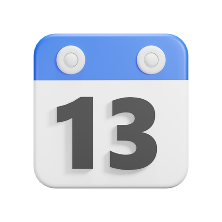 Dia 13  3D Icon