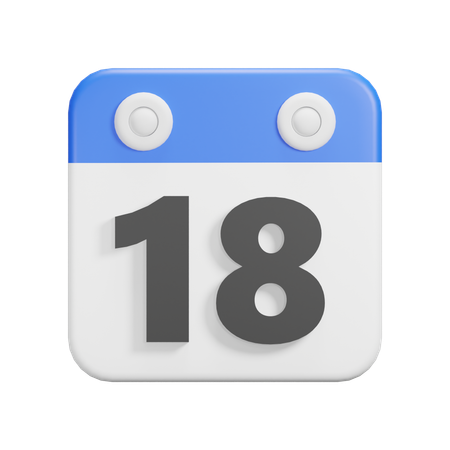 Dia 18  3D Icon