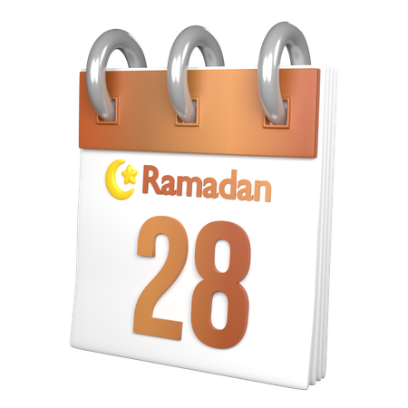 Dia 28 Ramadã  3D Icon