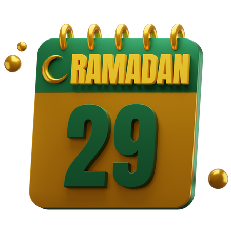 Dia 29 Ramadã  3D Icon