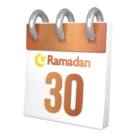 Día 30 ramadán  3D Icon