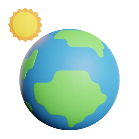 Hora Mundial Diaria 3D Icon